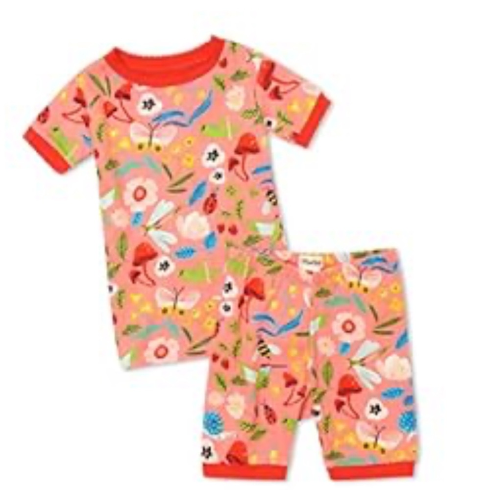 Hatley Girls organic cotton PJs size 8